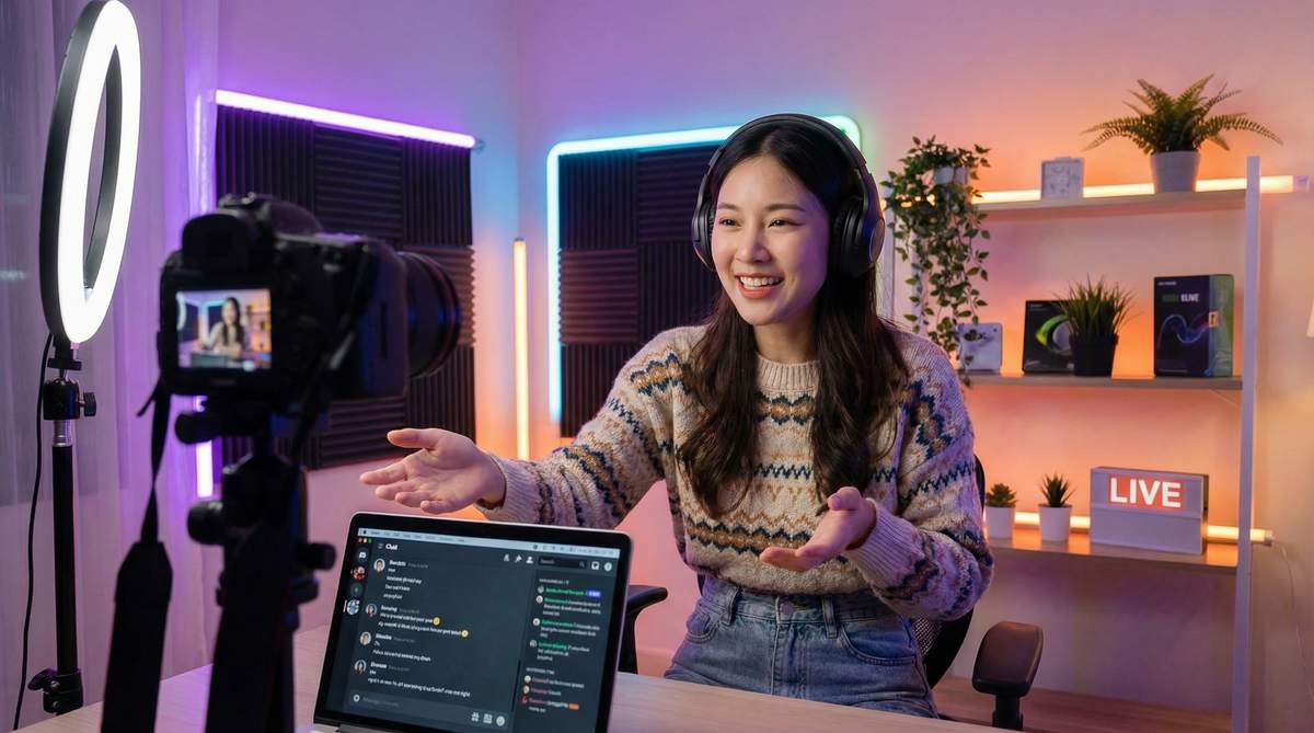 AI换脸原创视频：美女主播直播精彩回放