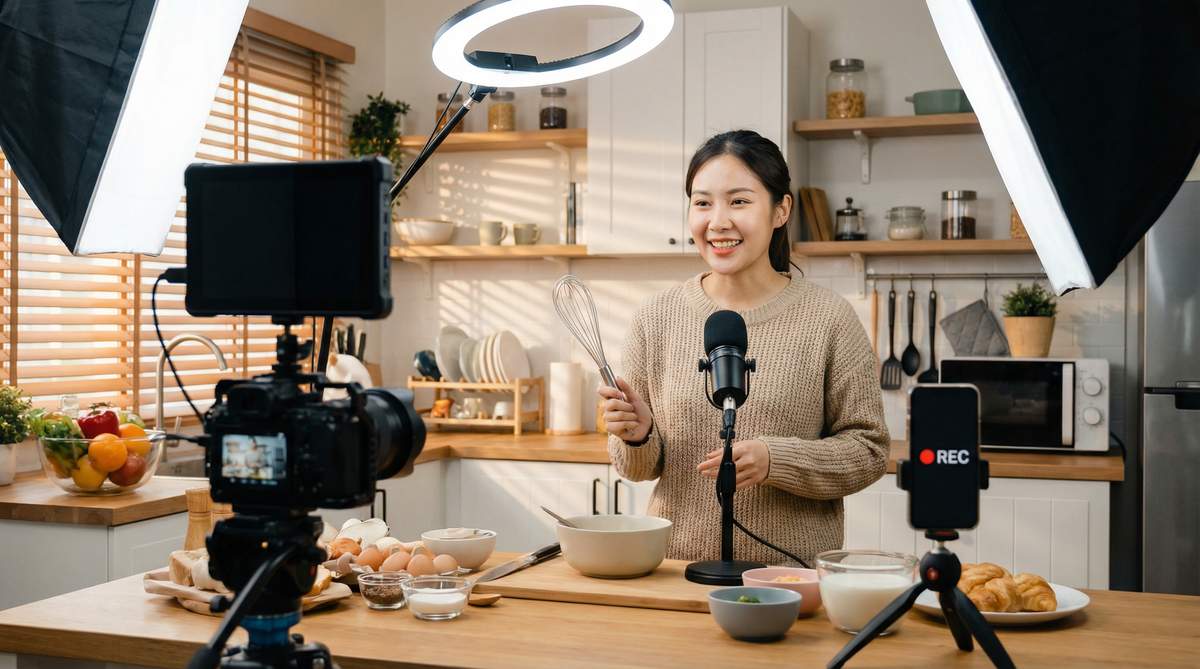 AI换脸生活视频：美食制作教程分享